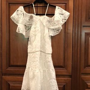 White lace mini with gorgeous detail